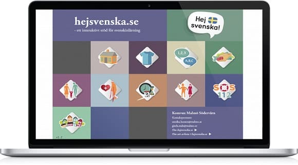 برنامج تعليم اللغة السويدية