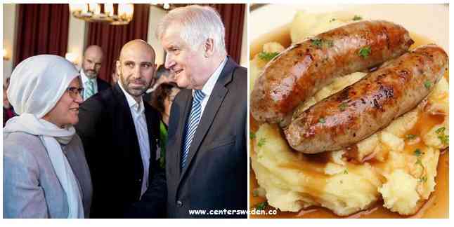 سجق من لحم الخنزير على طاولة بوفيه "مؤتمر الإسلام" في المانيا ! 1 1 6