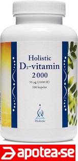 holistic d3 vitamin 2000 ie 180 kapslar 1 2