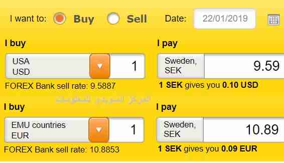 اسعار صرف الكرونة السويدية امام الدولار واليورو بعد تشكيل الحكومة السويدية 2 Untitled 7 8