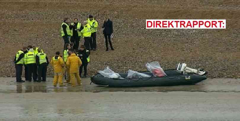 الهجرة إلى بريطانيا ..مهاجرين غير شرعيين يستخدمون ميناء يوتيبوري للتسلل إلى بريطانيا 1 Lydd dinghy 640x400
