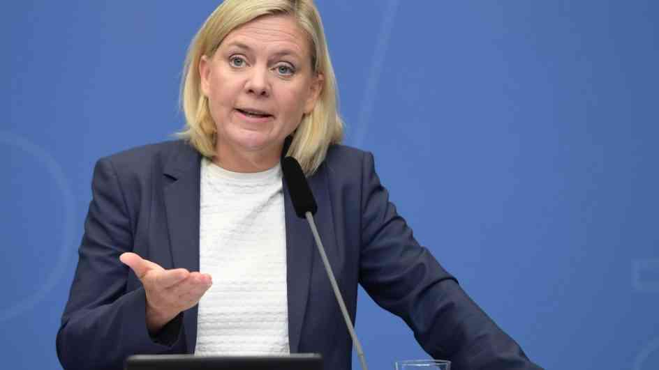 وزيرة المالية السويدية 2020