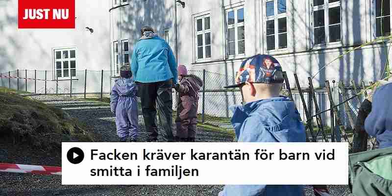 المدارس السويدية التمهيدية تطالب بوضع أطفال المدارس في الحجر الصحي 1 e7c361c3 c2a8 46e0 937c d4dd49b87221 7