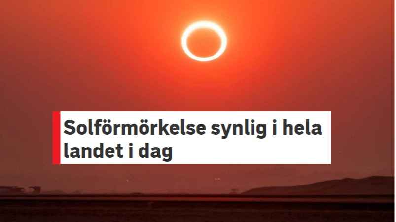 Ringformig solförmörkelse 1