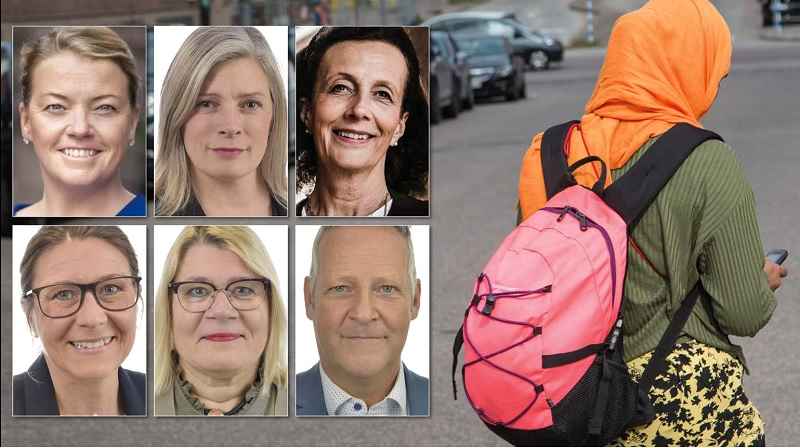 برلمانيون يطالبون الحكومة السويدية بالبدء بتشريع قانون حظر "الحجاب" في المدارس السويدية 1 4 1 10