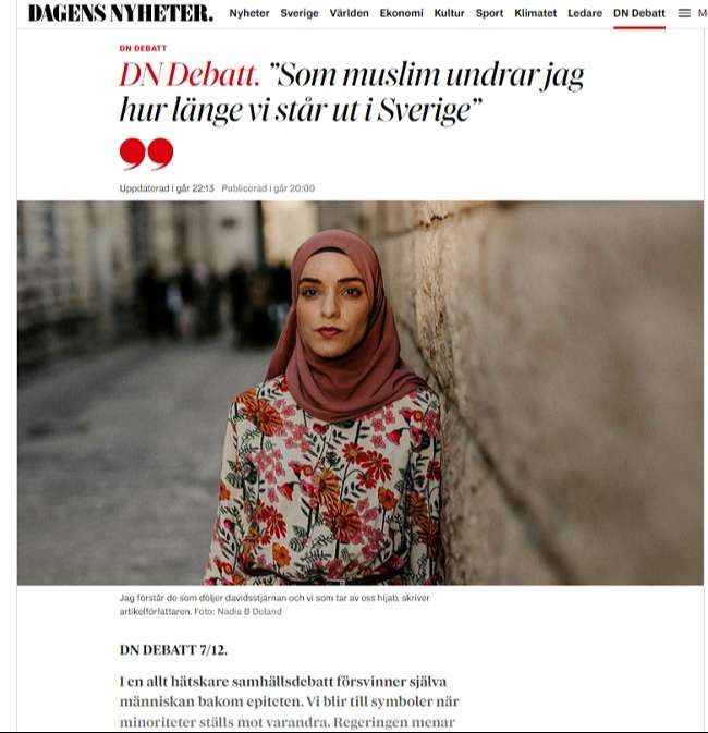 "كوثر" مسلمة سويدية تكشف العنصرية التي تتعرض لها في السويد. إلى متى سنتحمّل الكراهية؟ 2 Untitled 2