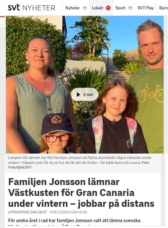 عائلة سويدية تترك السويد في الشتاء وتعود في الربيع هرباً من كئابة ثلوج السويد. كيف تفعل ذلك!؟ 2 444 1