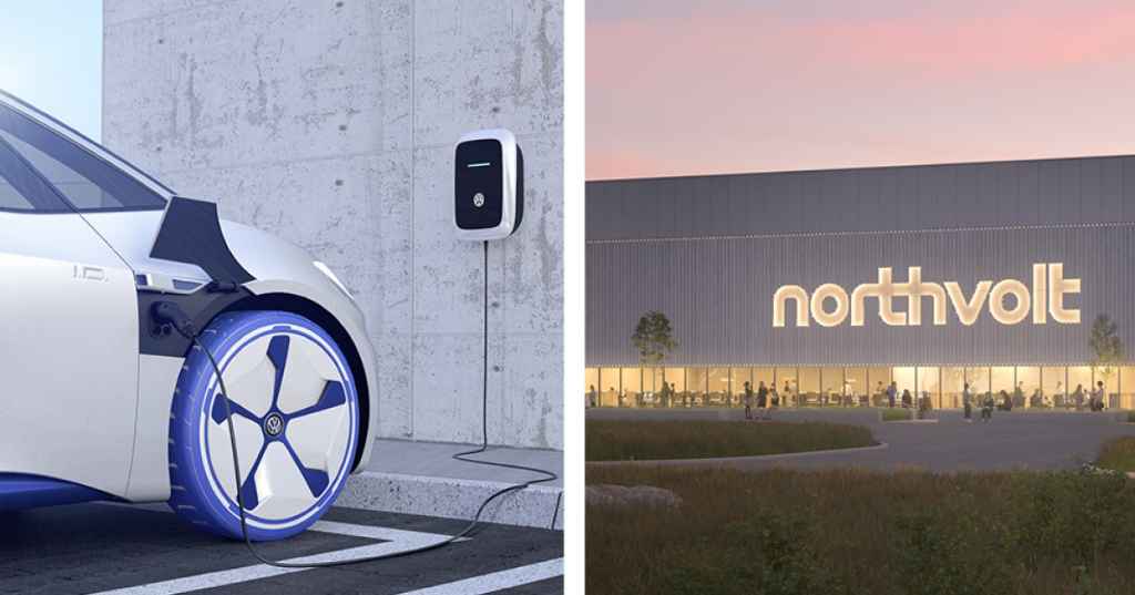 شركة Northvolt للبطاريات الكهربائية بشمال السويد توقف بعض مصانعها وتسرح العاملين 1 northvolt plus vw 1