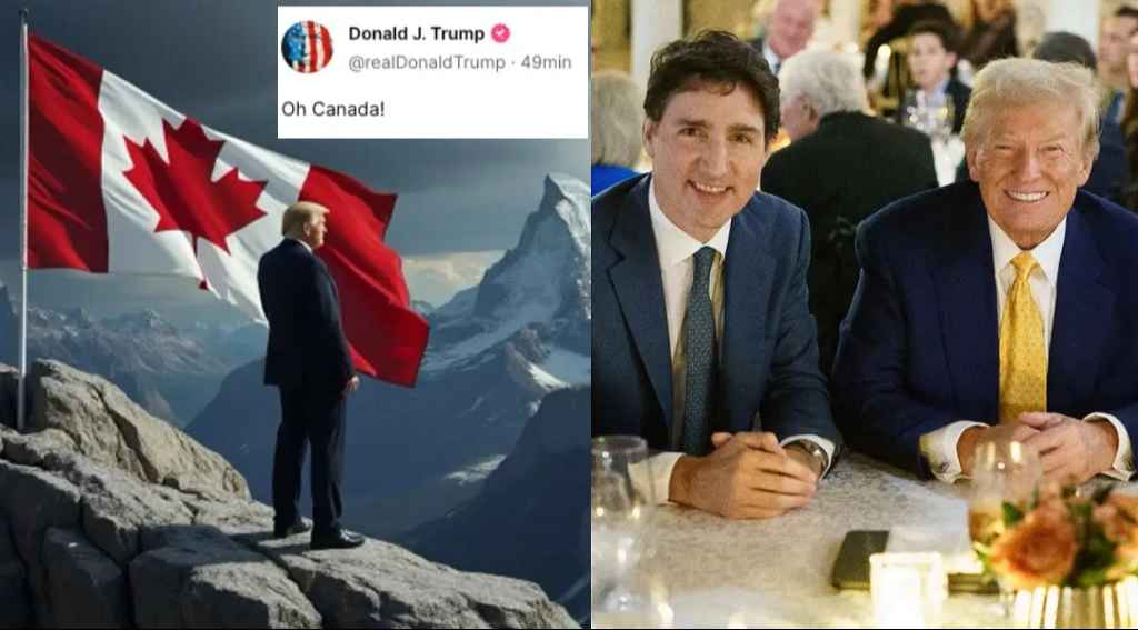 ترامب يقترح انضمام كندا كولاية أمريكية رقم 51 وينشر: "يا كندا" مع صورة للعلم الكندي 1 image 9023012 1 1