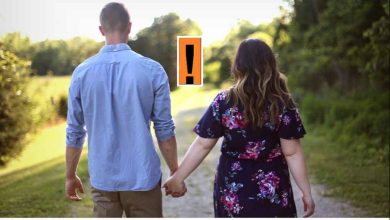 man kvinna gar sommar natur par 1